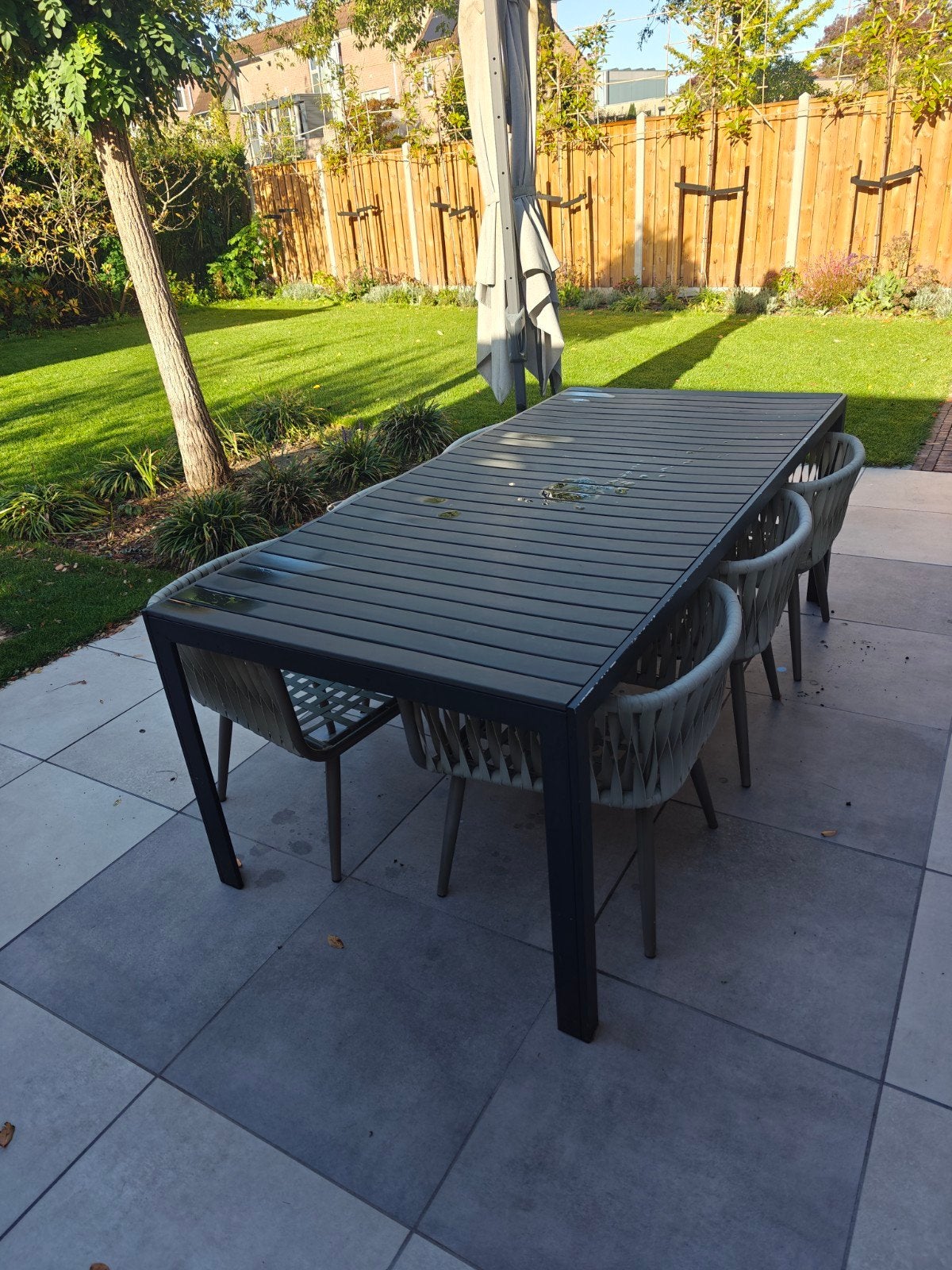 Tuintafel (zonder stoelen), Ophalen, Gebruikt, Rechthoekig