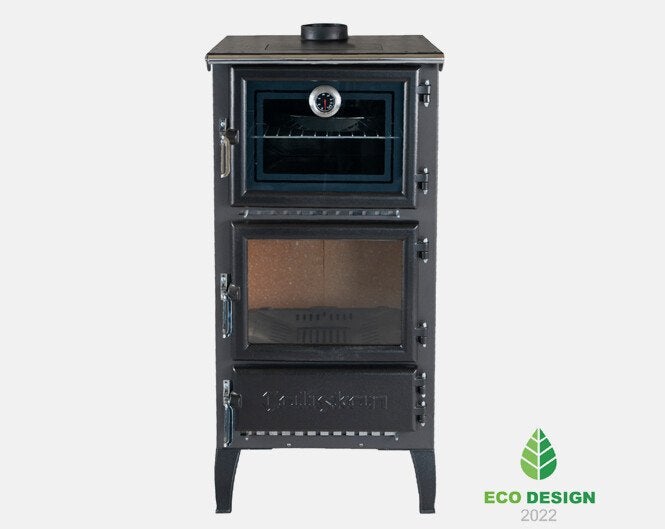 Stalen Houtkachel met oven | ÇALIŞKAN Model 306 12kw, Niet ingevuld, Niet ingevuld, Ophalen of Verzenden, Vrijstaand
