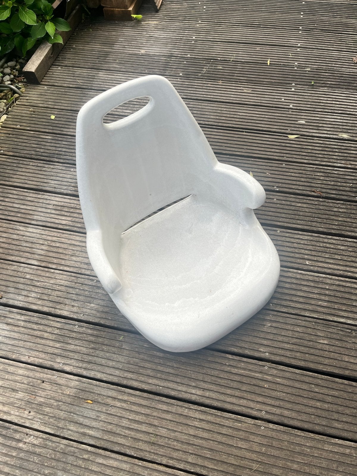 Bootstoel / Kuipstoel voor boot wit, Watersport en Boten, Ophalen of Verzenden, Gebruikt, Overige typen