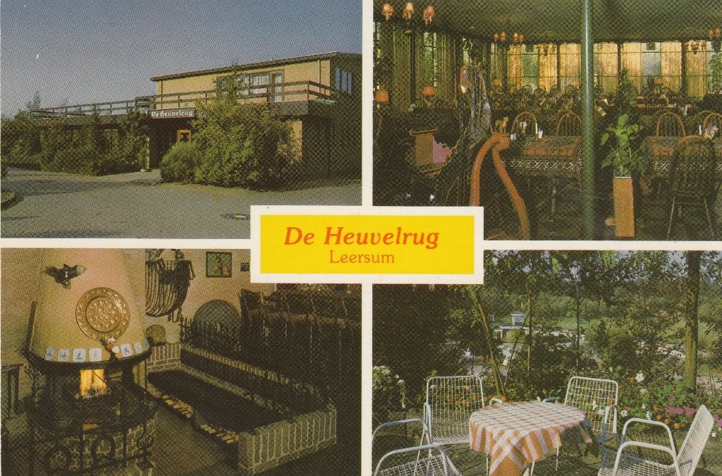LEERSUM Restaurant De Heuvelrug, Verzenden, 1980 tot heden, Ongelopen, Utrecht