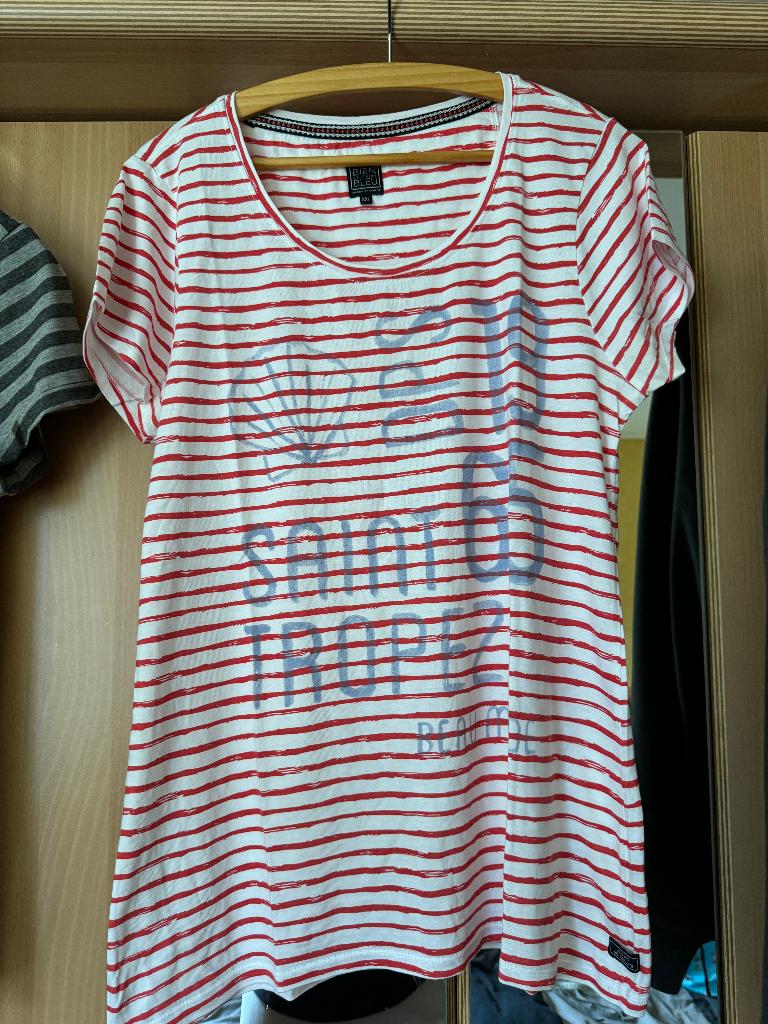 rood wit gestreept t-shirt the Sting, Maat 46/48 (XL) of groter, Ophalen of Verzenden, Zo goed als nieuw, Korte mouw
