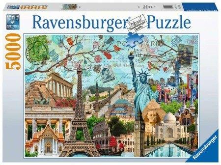 Ravensburger: Big City Collage 5000 stukjes, Ophalen of Verzenden, Meer dan 1500 stukjes, Nieuw, Rubik's of 3D-puzzel