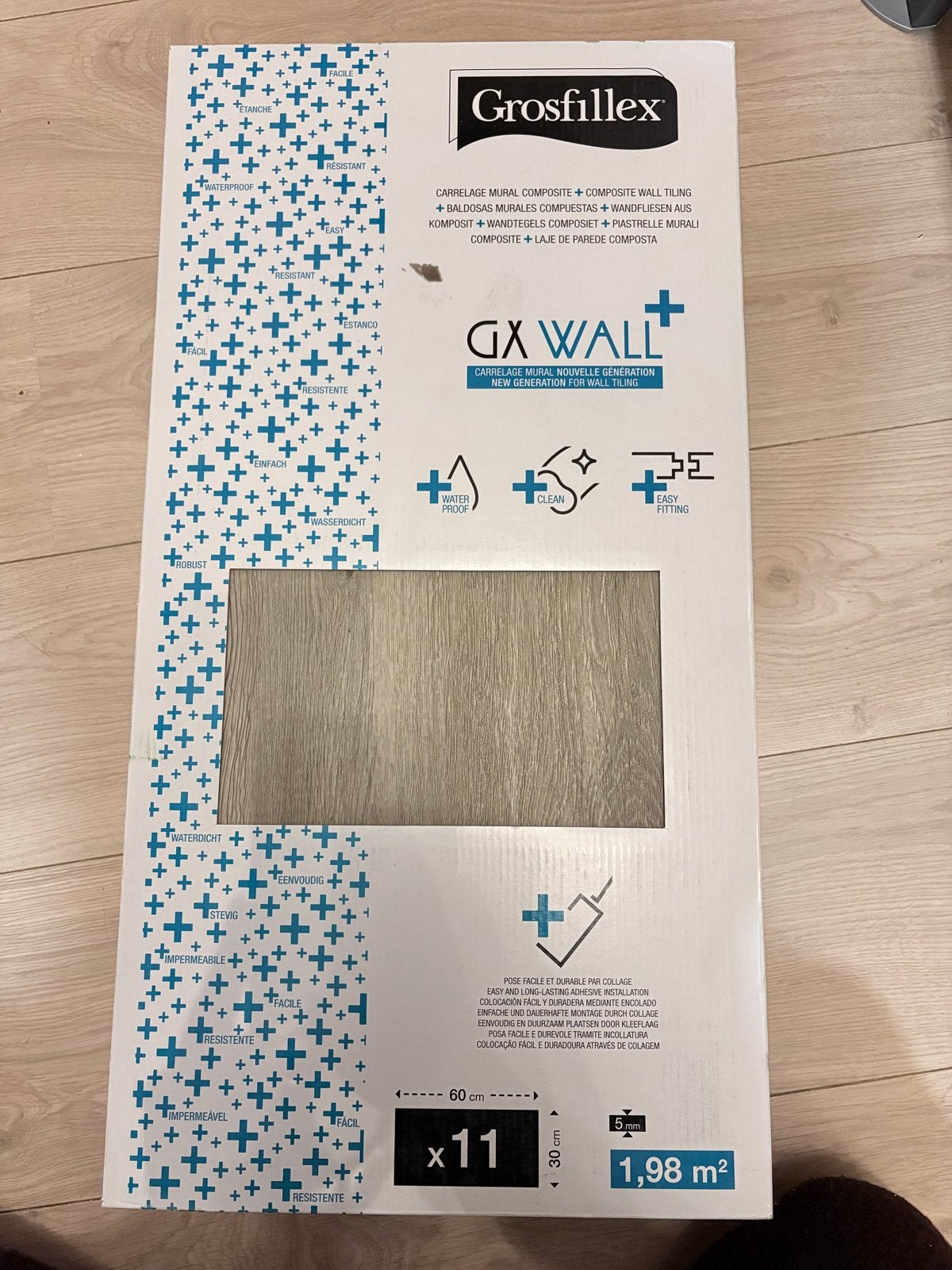 9 pakken Grosfillex GX Wall wandtegels - Nieuw, Doe-het-zelf en Verbouw, Ophalen, Wandtegels, Nieuw, 10 m² of meer