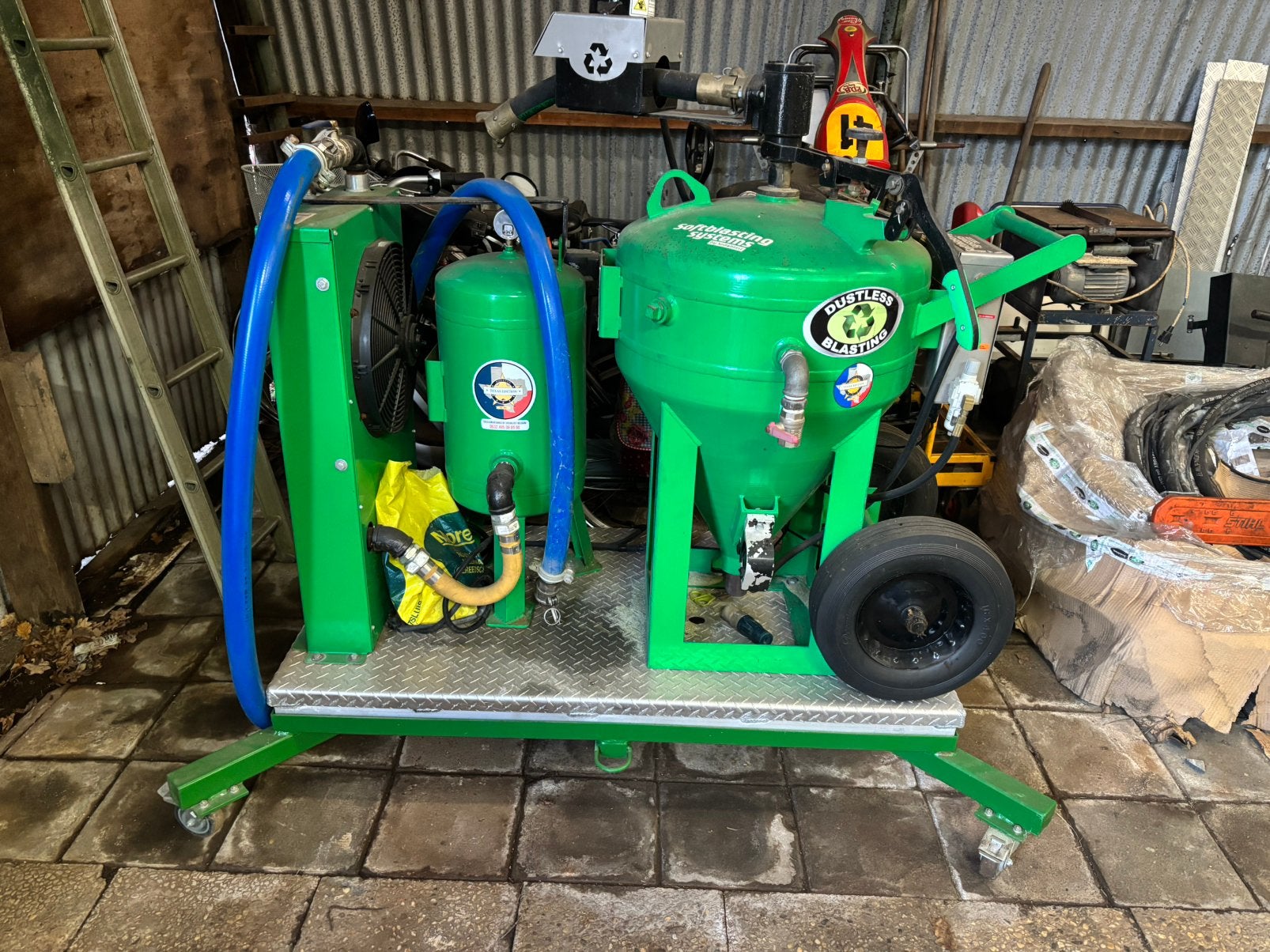Dustles blasting, Ophalen of Verzenden