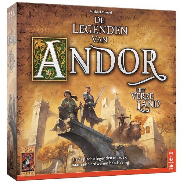 De Legenden van Andor Het Verre Land 999 Games Bordspel, 999 Games, Nieuw, Ophalen of Verzenden, Vijf spelers of meer