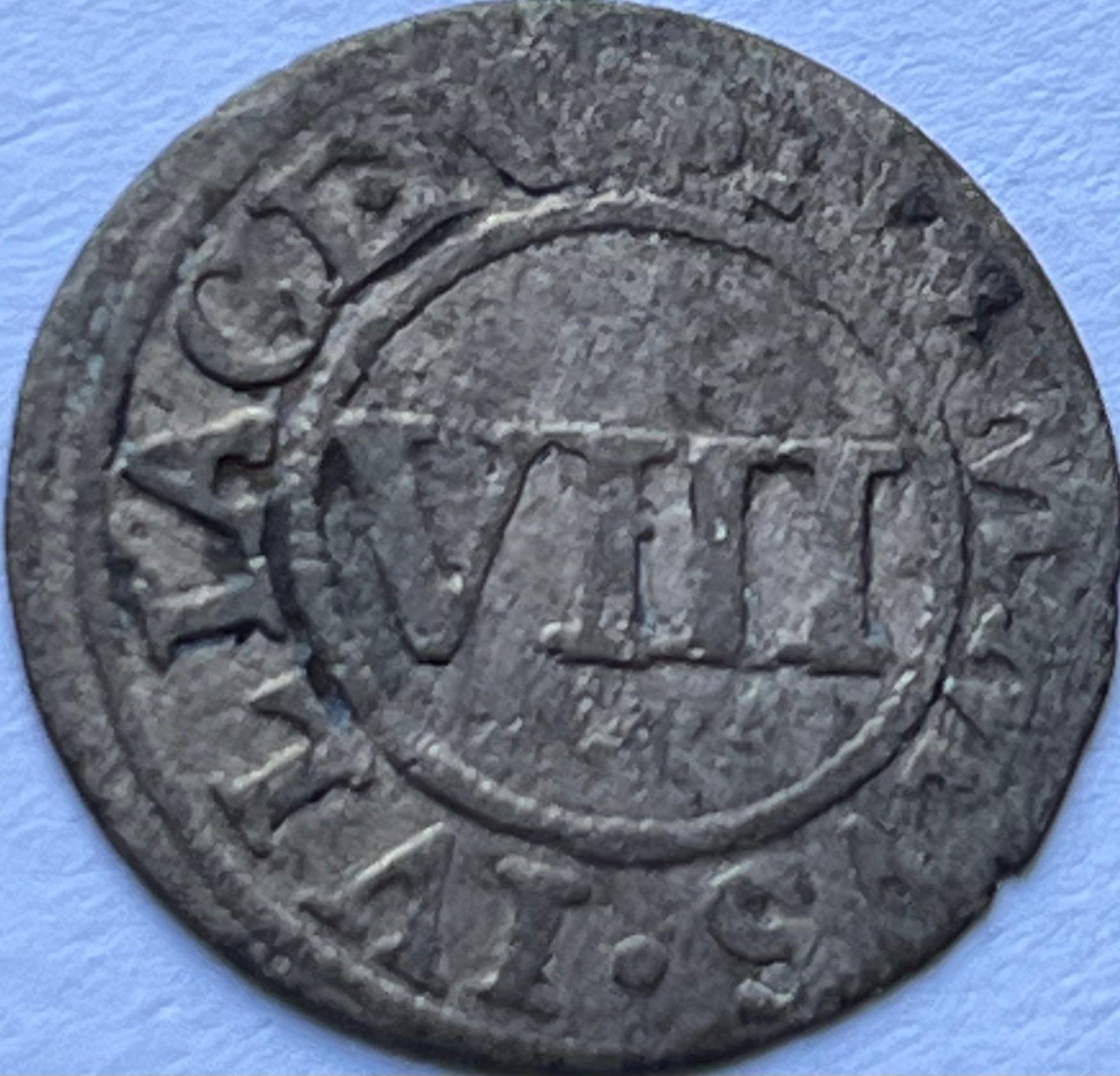 Julich-Berg acht heller 1648, Ophalen of Verzenden, Duitsland, Losse munt
