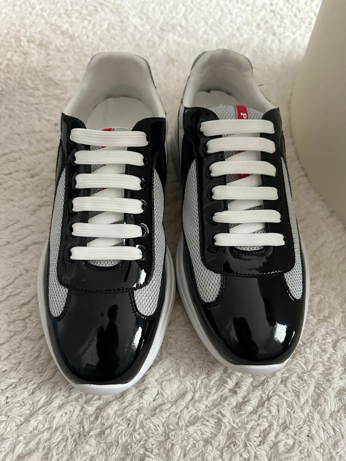 Prada Cup Sneakers Zwart Maat 40 - Nooit Gedragen, Ophalen of Verzenden, Nieuw, Zwart, Sneakers of Gympen