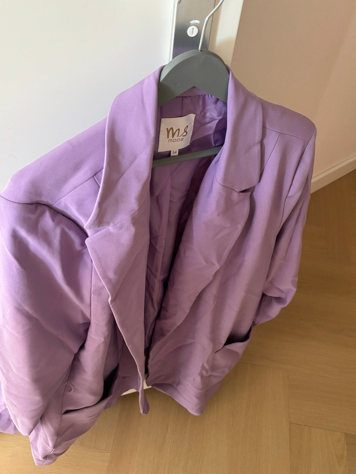 Zomerse blazer maat 54, Ophalen of Verzenden, Zo goed als nieuw, Maat 46/48 (XL) of groter, Blauw