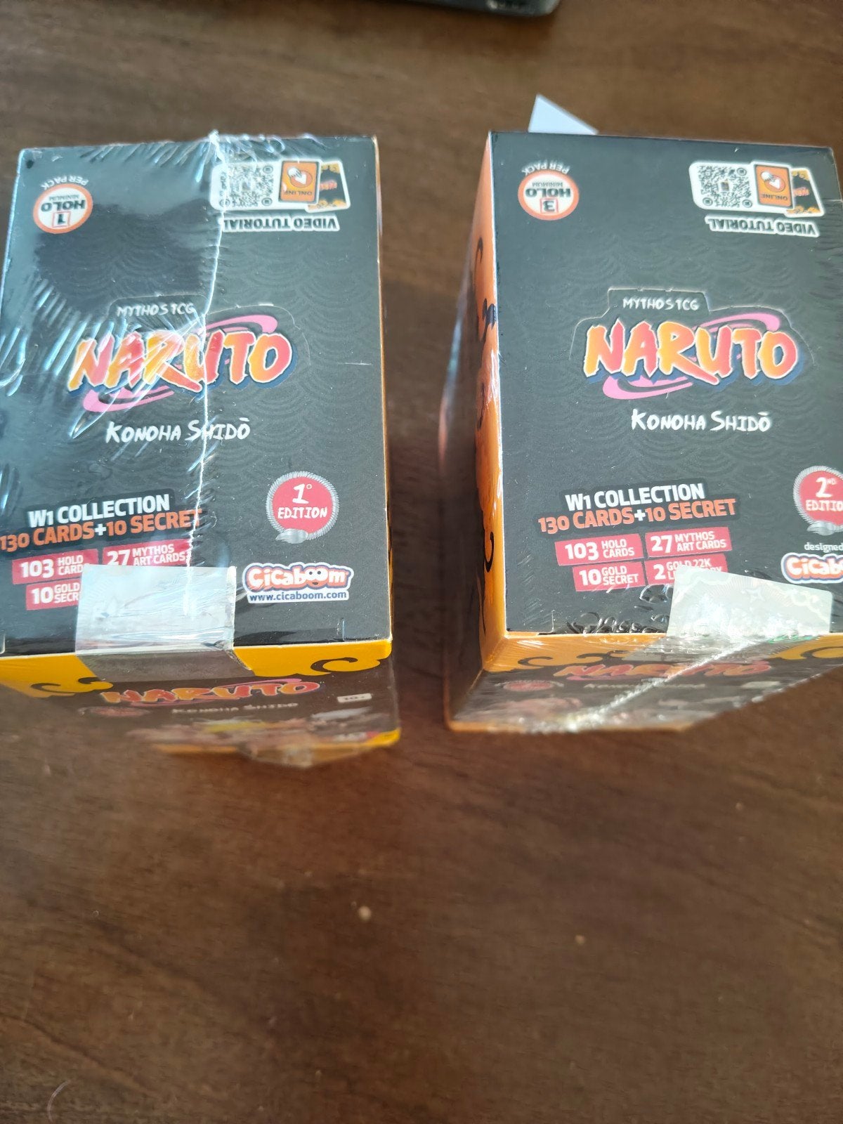 Naruto 1ste en 2e editie, Ophalen of Verzenden, Meerdere stickers