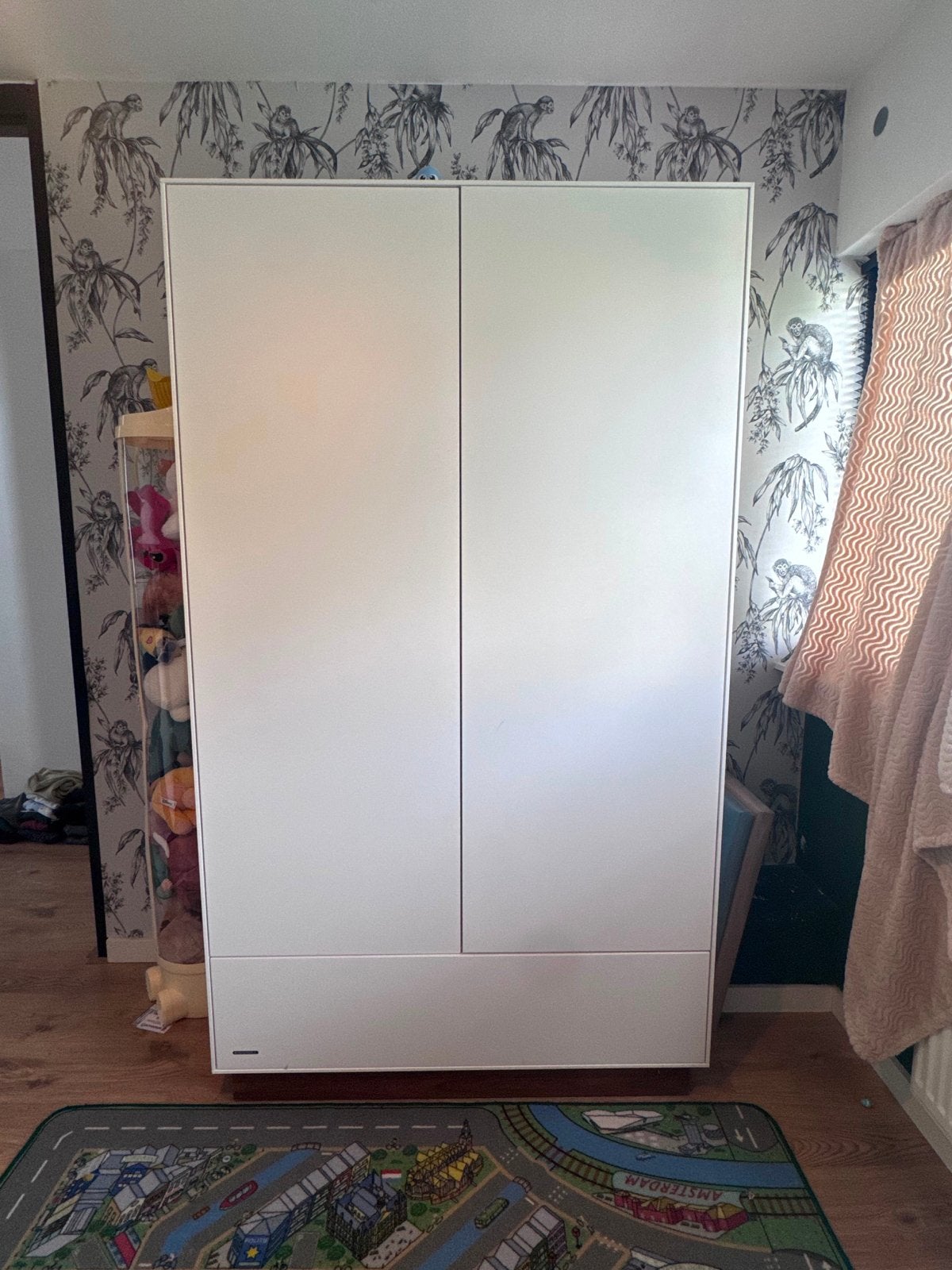 Kidsmill Kledingkast/commode/ledikant Wit-walnoot ZGAN, Kinderen en Baby's, Ophalen, Kast, 50 tot 70 cm, 105 cm of meer
