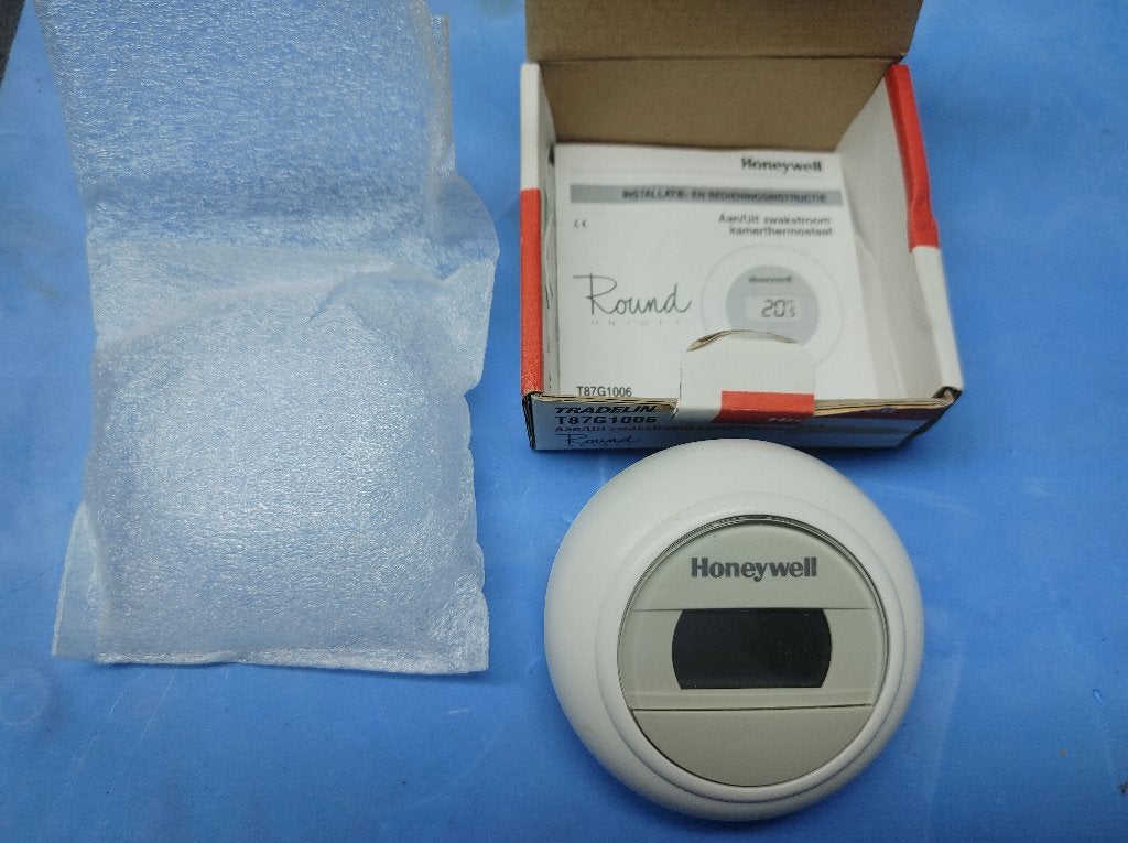 Honeywell round kamer thermostaat nieuw in doos, Doe-het-zelf en Verbouw, Thermostaten, Verzenden, Nieuw