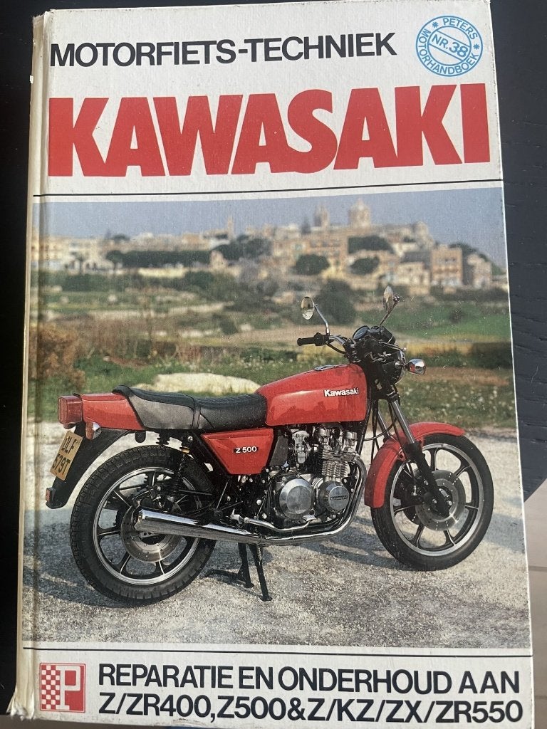 werkplaatshandboek KAWASAKI 400 500 550 (zie voorzijde boek), Motoren, Ophalen of Verzenden, Kawasaki