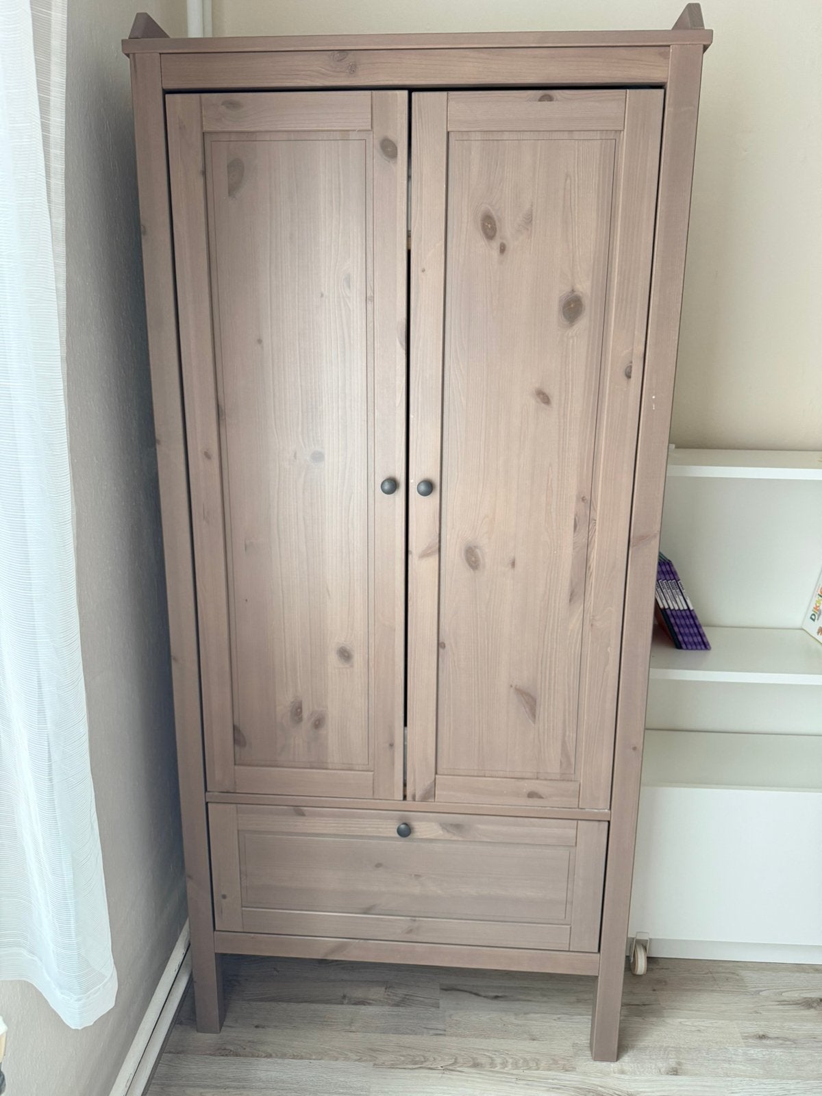 Kinder/baby kledingkast, ikea sundvik lichtbruin, Huis en Inrichting, Ophalen, Gebruikt, 50 tot 100 cm, 150 tot 200 cm
