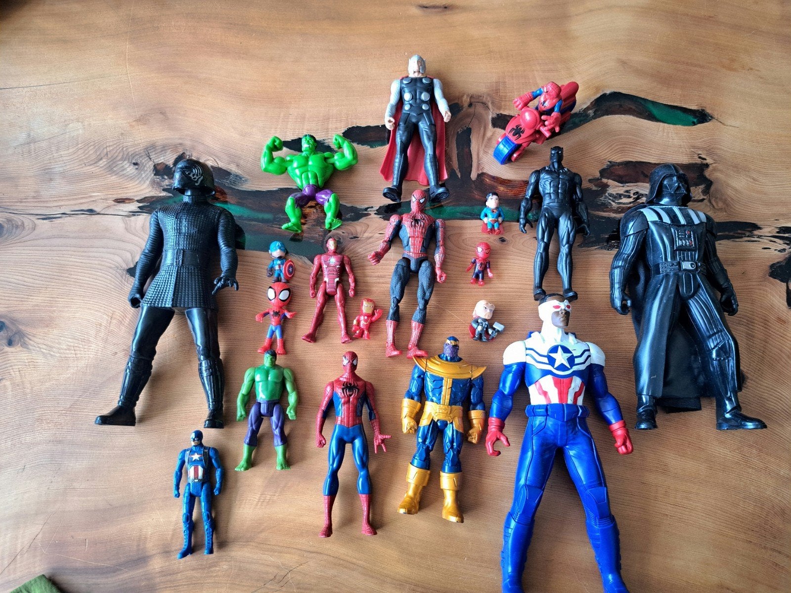 Diverse Superhelden Actiefiguren - Marvel & Star Wars, Kinderen en Baby's, Speelgoed | Actiefiguren, Ophalen of Verzenden, Gebruikt