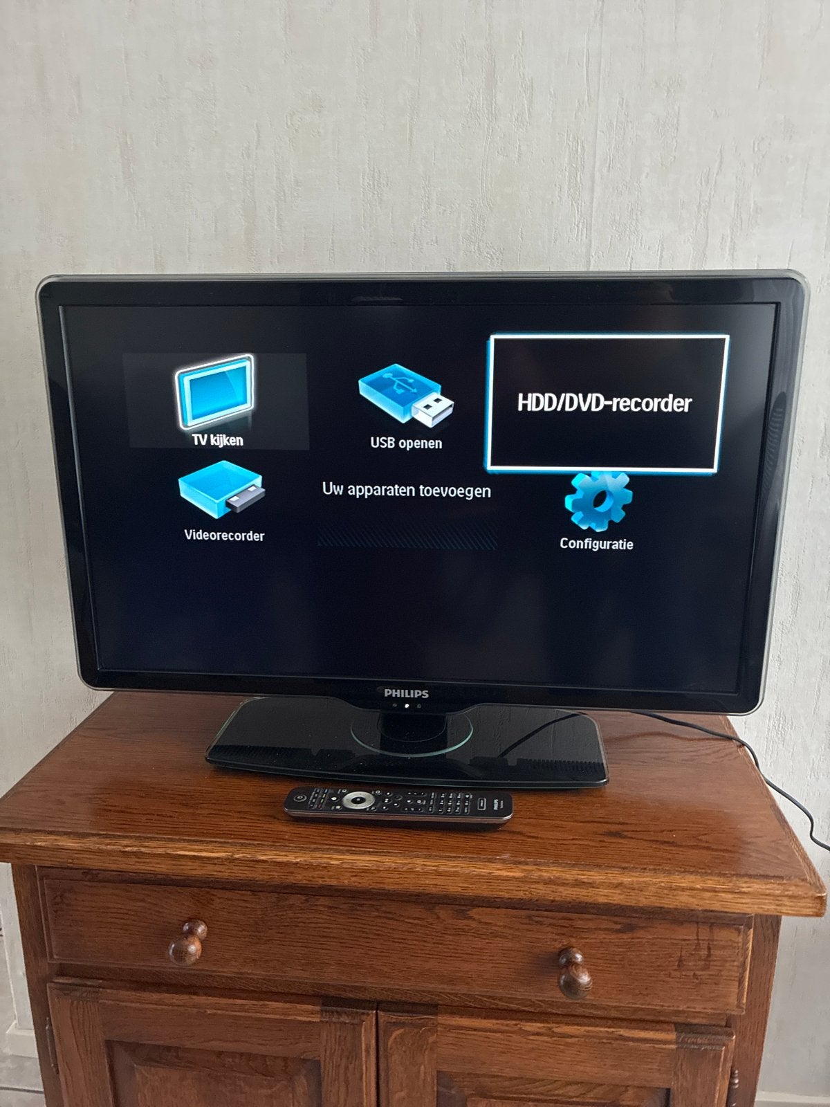 Philips 32 inch HD Ready TV met afstandsbediening, Philips, Gebruikt, 50 Hz, HD Ready (720p)