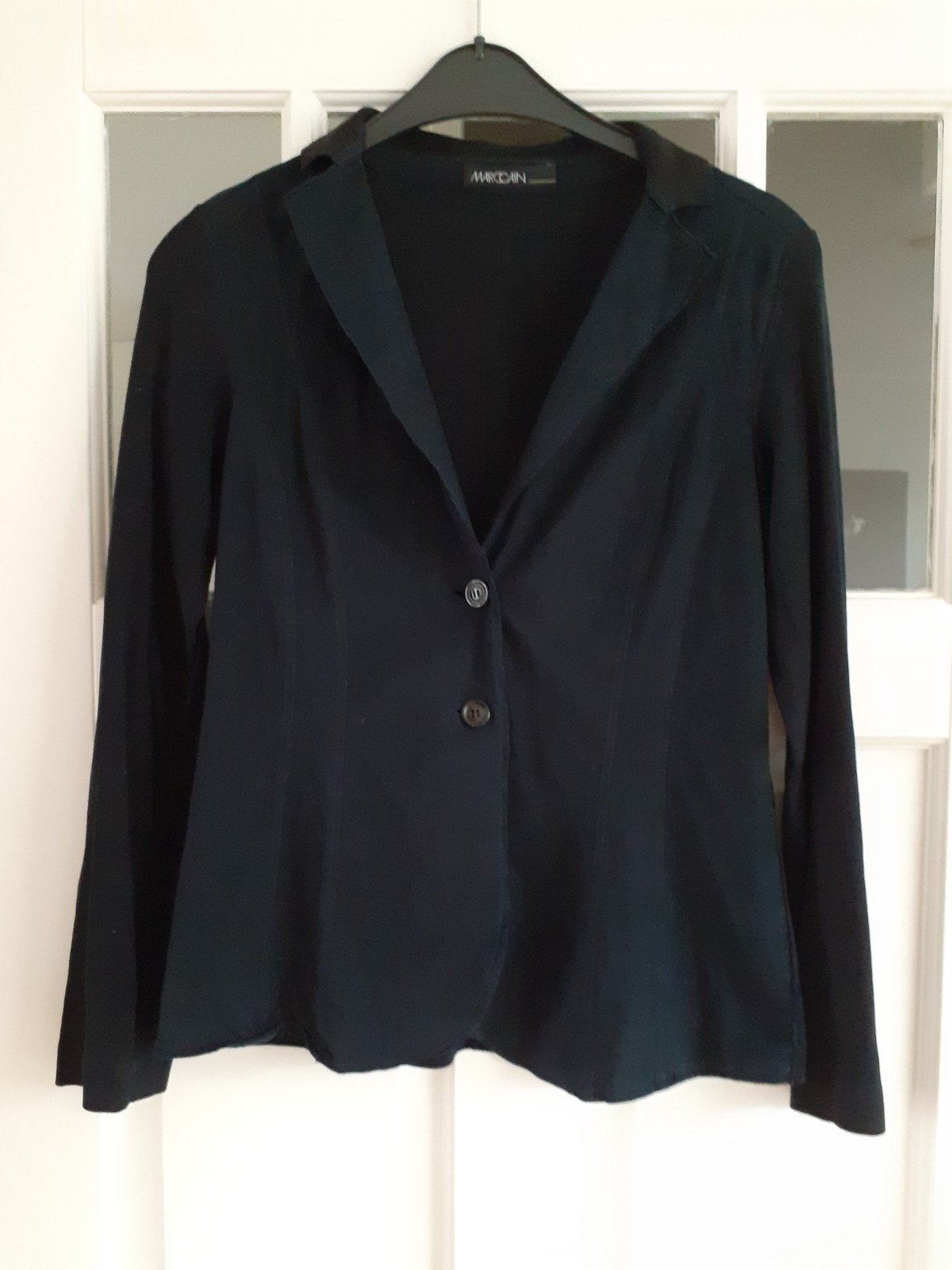 Marc Cain zwarte blazer maat N5, Zwart, Maat 42/44 (L), Ophalen of Verzenden, Zo goed als nieuw