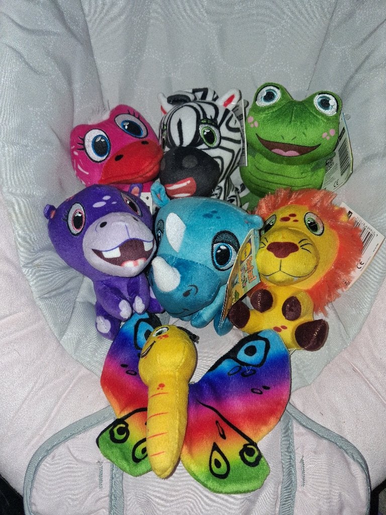 8 leuke Lidl knuffels, Ophalen of Verzenden, Zo goed als nieuw, Overige typen