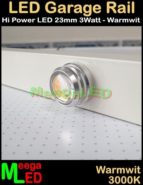 LEDgaragerail LEDrail tot 320cm met Hi Power LED, Ophalen of Verzenden, Nieuw, LED garagedeur verlichting