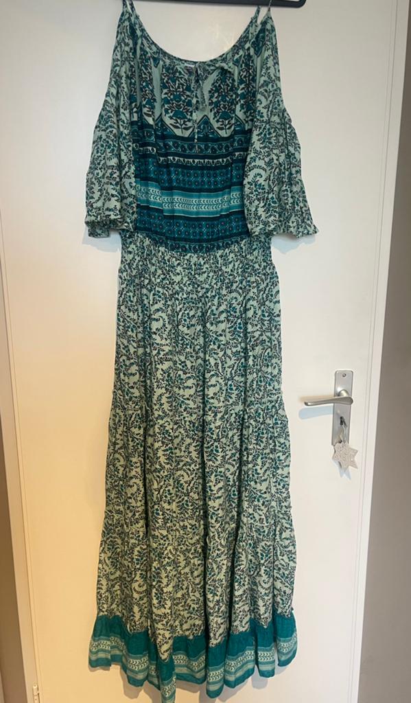 Lascana cold shoulder maxi strand jurk maat 42, Kleding | Dames, Jurken, Maat 42/44 (L), Ophalen of Verzenden, Zo goed als nieuw
