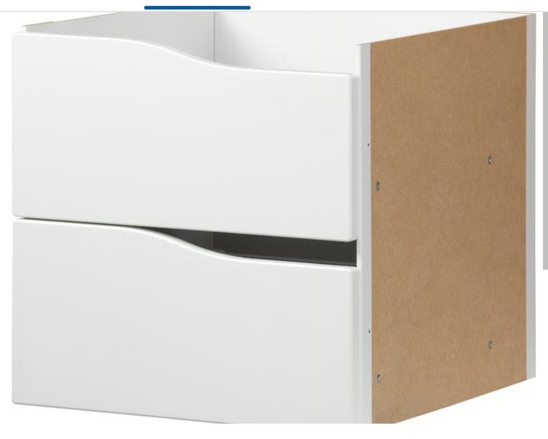 Kalax kast inzet met 2 laden - Nieuw in doos, Huis en Inrichting, Kasten | Ladekasten, Ophalen, Minder dan 50 cm, 1 of 2 laden