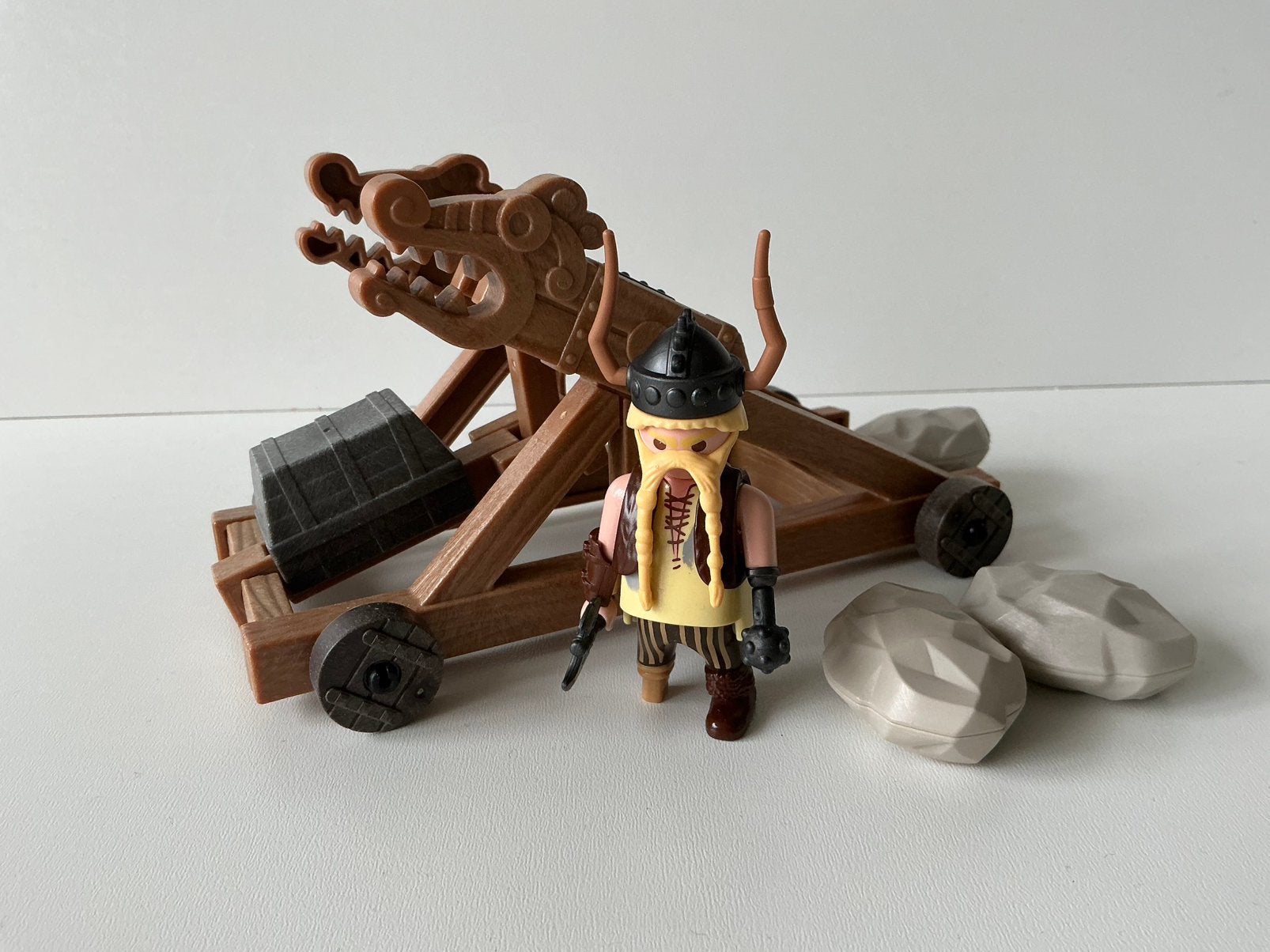 Playmobil 9245 dragons rochel met katapult, Ophalen of Verzenden, Gebruikt, Complete set