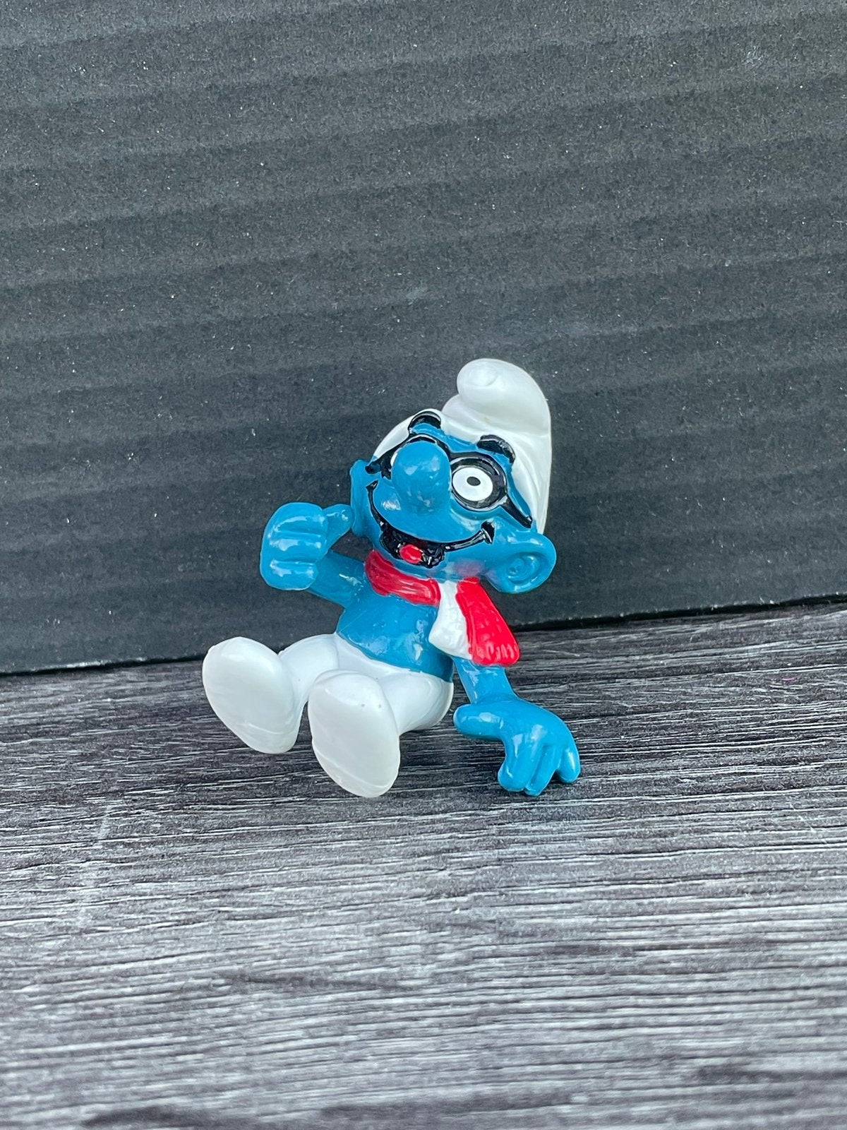 Smurf aviator - Zeldzaam Smurfen figuurtje, Verzamelen, Ophalen of Verzenden, Gebruikt, Overige Smurfen, Poppetje, Figuurtje of Knuffel