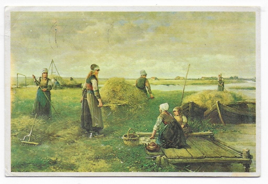 Marken Hooioogst gelopen Ansichtkaart (B2488 ), Ophalen of Verzenden, 1980 tot heden, Gelopen, Noord-Holland