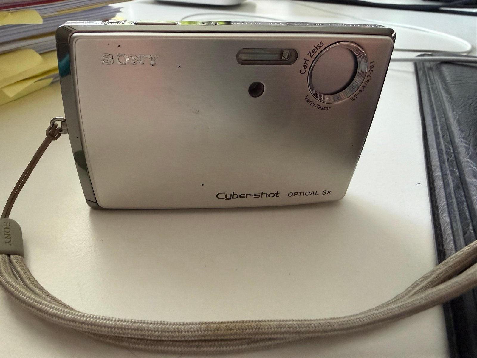 Sony Cyber-shot DSC-T33 Compactcamera - 5.1 Megapixels, Ingebouwde flitser, Gebruikt, Geheugenkaart, Ophalen of Verzenden