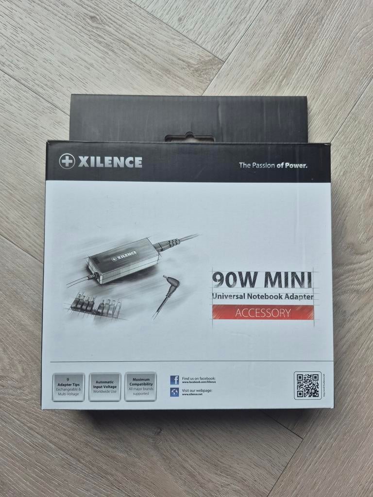 Xilence 90W Mini Universele Notebook Adapter. Oplader, Computers en Software, Laptop-opladers, Ophalen of Verzenden