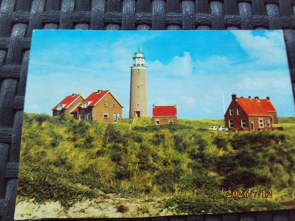 Texel De Cocksdorp Vuurtoren, Ophalen of Verzenden, 1960 tot 1980, Ongelopen, Waddeneilanden