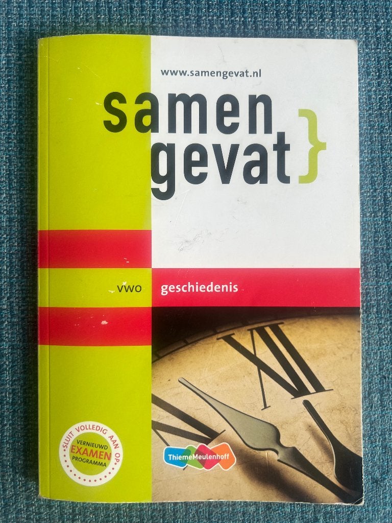 Samengevat geschiedenis vwo, Ophalen, VWO, Geschiedenis, ThiemeMeulenhoff
