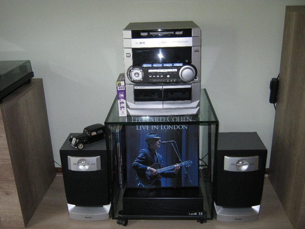 Retro PHILIPS  Stereo Torentje, Ophalen, Zo goed als nieuw, Tuner of Radio, Philips