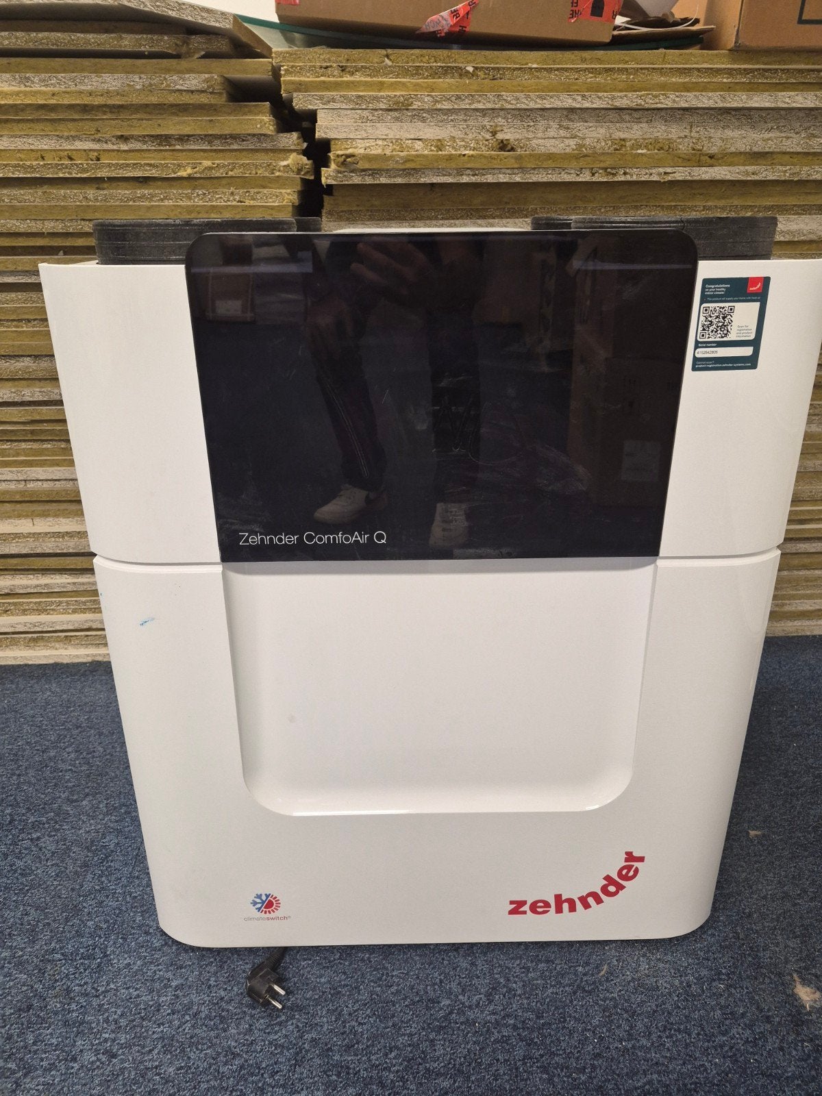 Zehnder ComfoAir Q450 L-PRH Ventilatie-unit, Doe-het-zelf en Verbouw, Ventilatie en Afzuiging, Ophalen, Zo goed als nieuw
