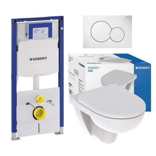 Geberit Pack+ met 280 Basic wandcloset  en UP320, Verzenden, Nieuw, Toilet