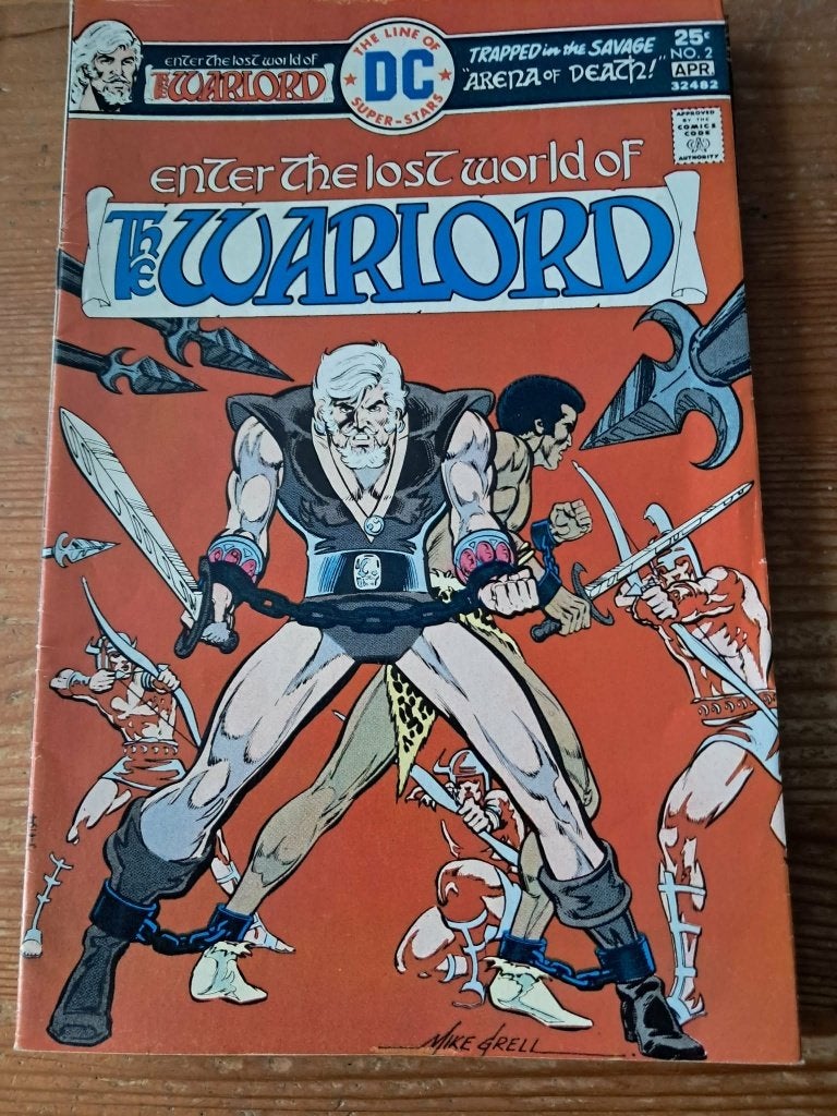 The warlord (1976), Amerika, Meerdere comics, Mike Grell, Ophalen
