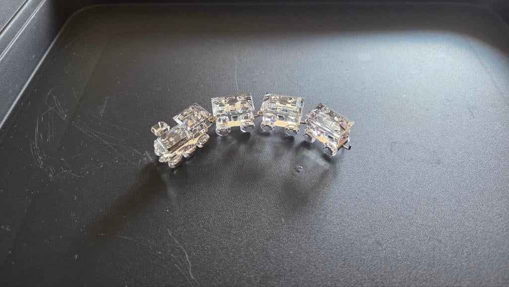 Swarovski Kristal Trein Set - 4 Delig, Verzamelen, Swarovski, Ophalen of Verzenden, Zo goed als nieuw, Figuurtje