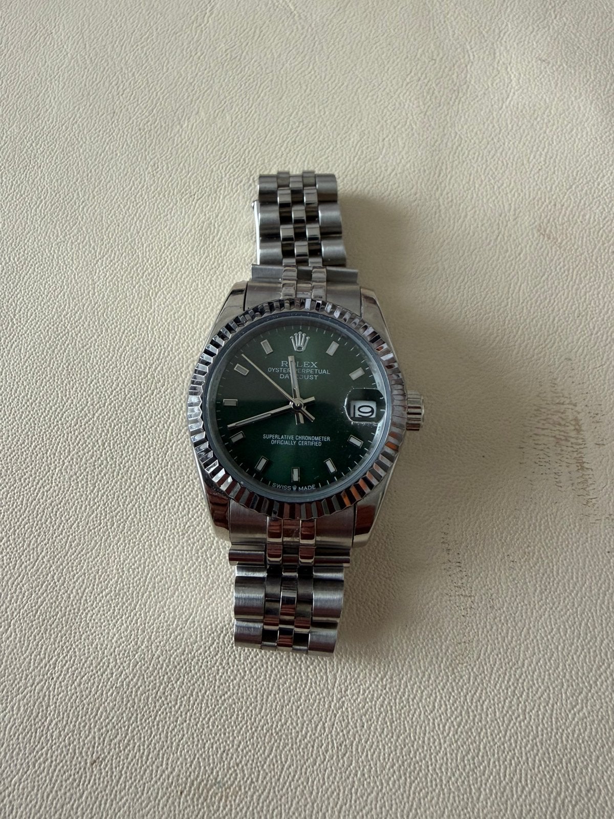 Type Rolex voor dames, Staal, Ophalen of Verzenden, Zo goed als nieuw, Rolex