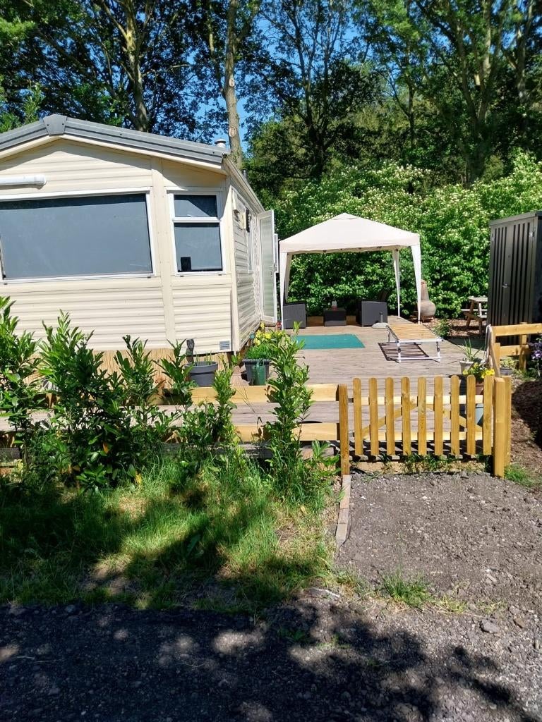 Stacaravan te koop, Caravans en Kamperen, Stacaravans, tot en met 4, Ophalen of Verzenden