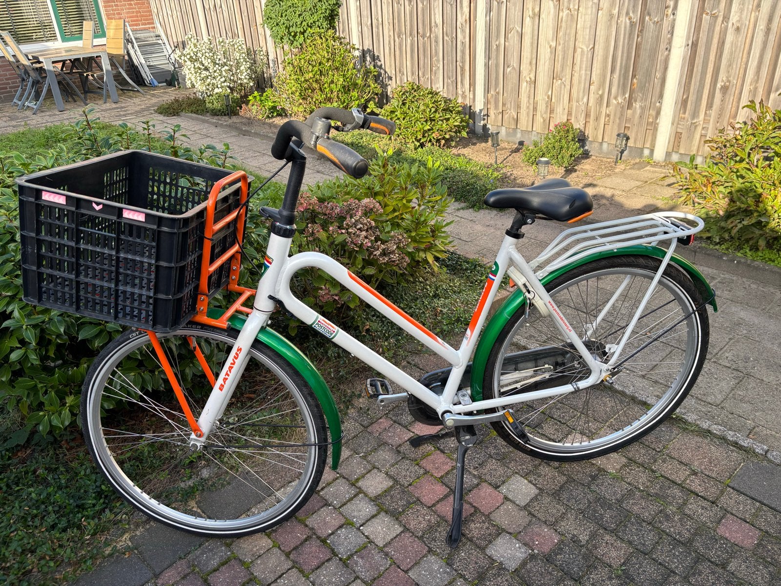Postcode loterij batavis fiets met voordrager, Ophalen, Gebruikt, Batavus