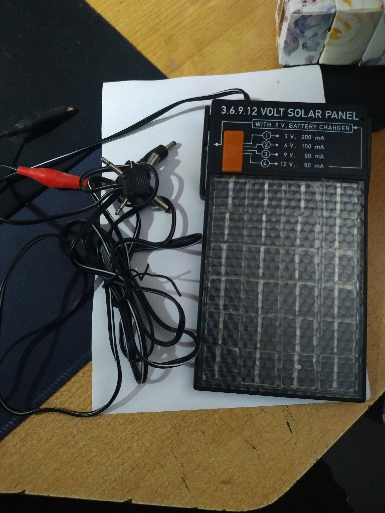 3.6.9.12 VOLT SOLAR PANEL, Ophalen of Verzenden, Gebruikt