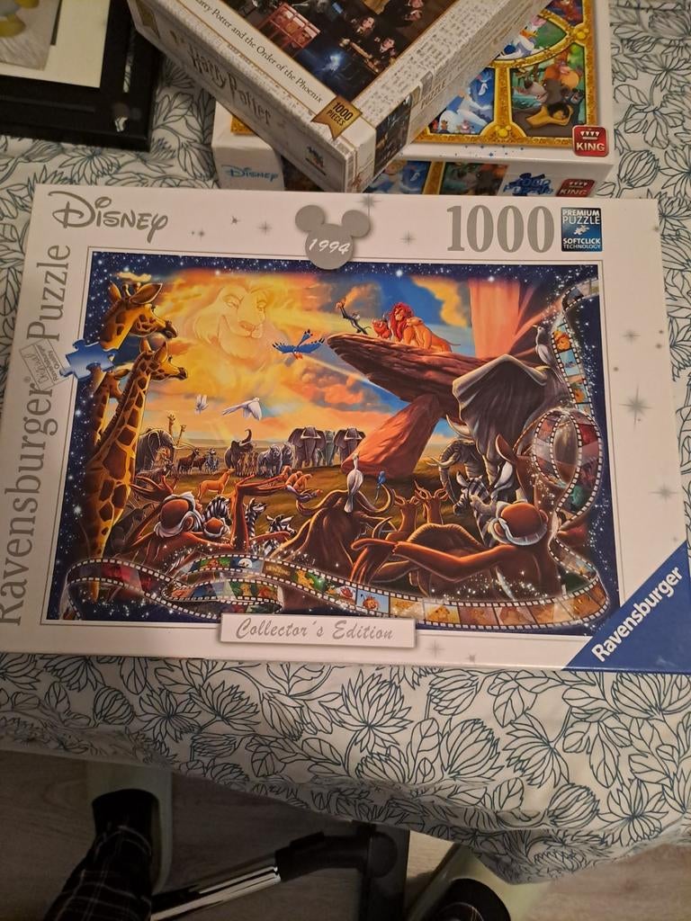 Disney Ravensburger puzzel 1000 stukjes, Hobby en Vrije tijd, Denksport en Puzzels, Zo goed als nieuw, 500 t/m 1500 stukjes, Ophalen of Verzenden