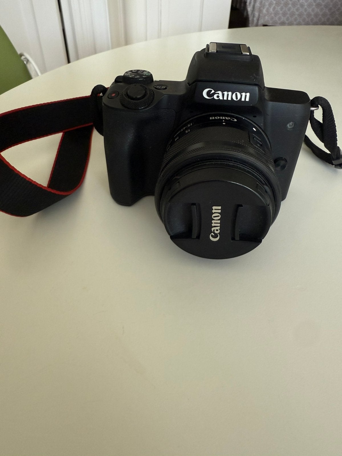 Canon EOS M50 met 14-45 lens zgan, Audio, Tv en Foto, Fotocamera's Digitaal, Ophalen of Verzenden, Zo goed als nieuw, Canon