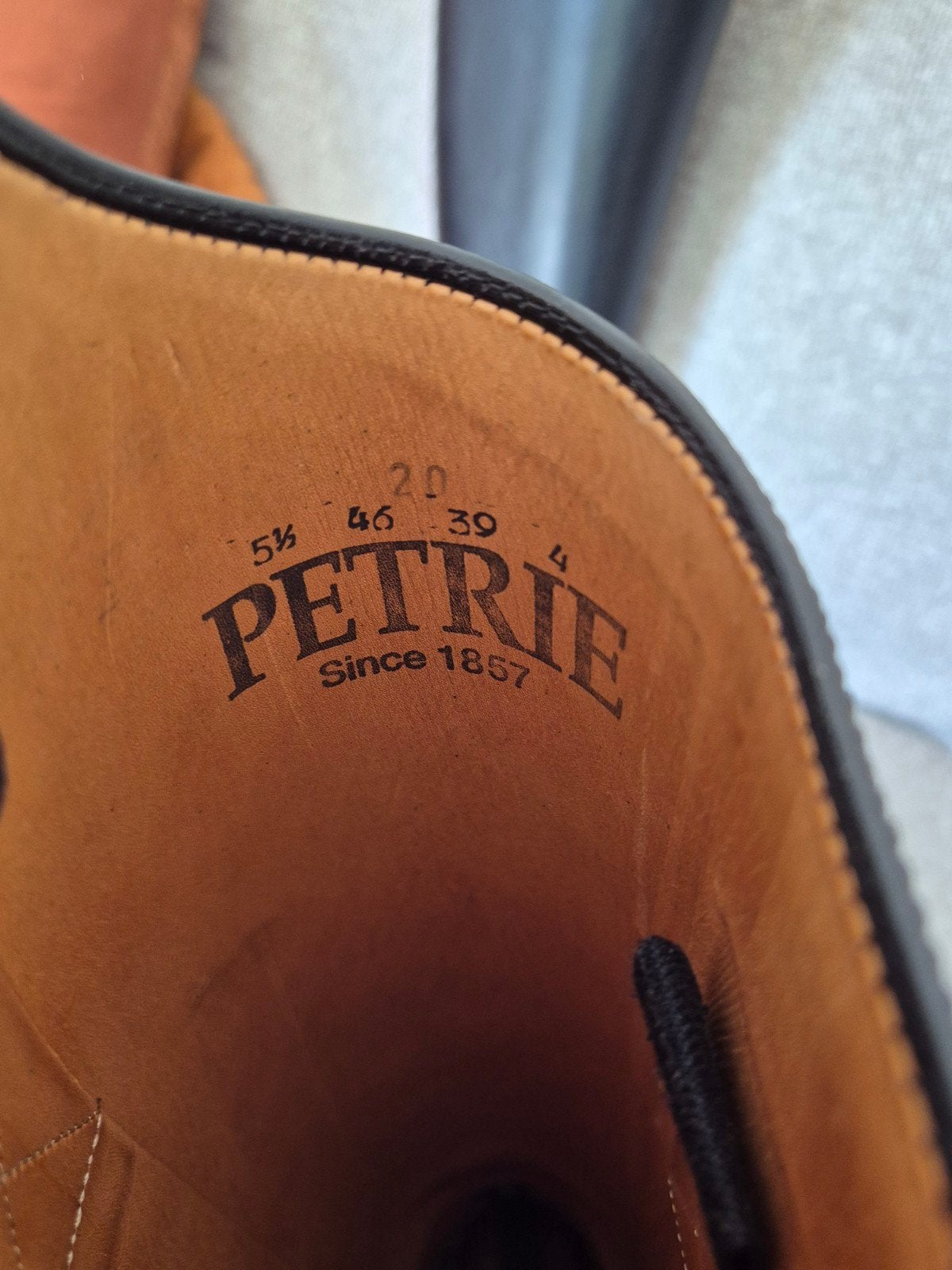 PETRIE paardrijlaarzen maat 38,7 XW wijd breed echt leer led, Ophalen of Verzenden, Zo goed als nieuw, Dressuur