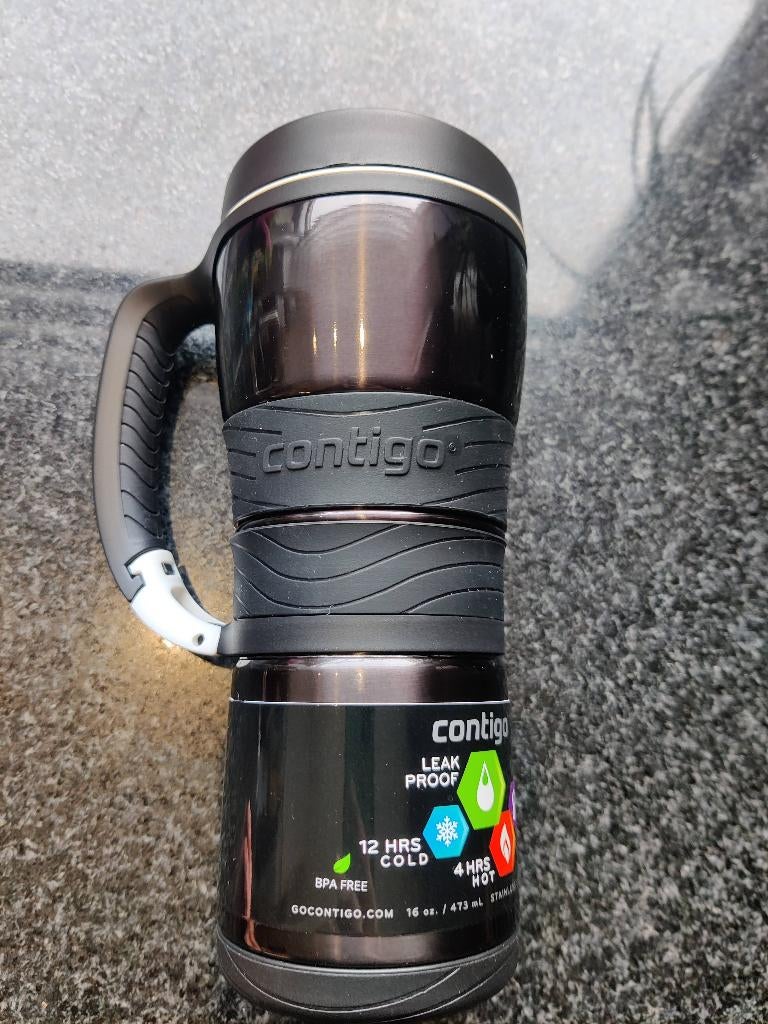 thermosbeker Contigo thermalock extreme 473 ml, Overige typen, Nieuw, Ophalen of Verzenden, Zwart
