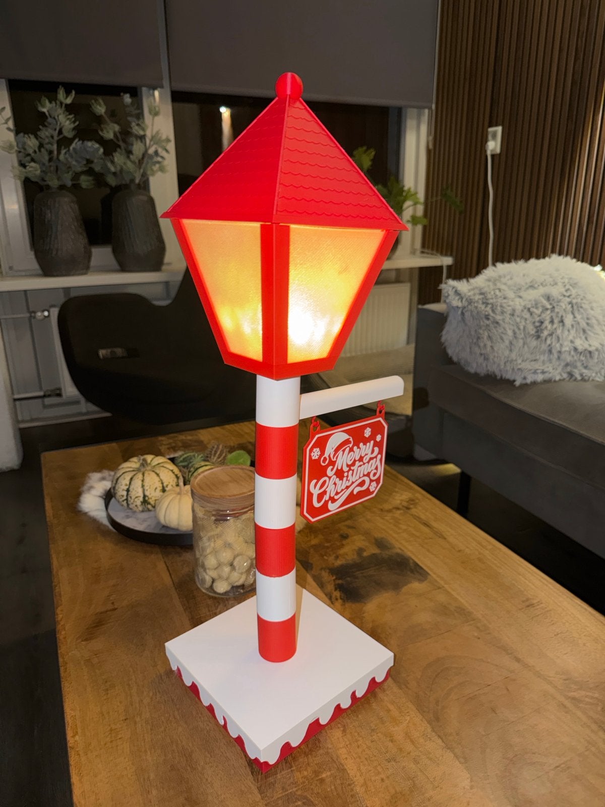 Kerst lantaarn 55cm hoog, Ophalen