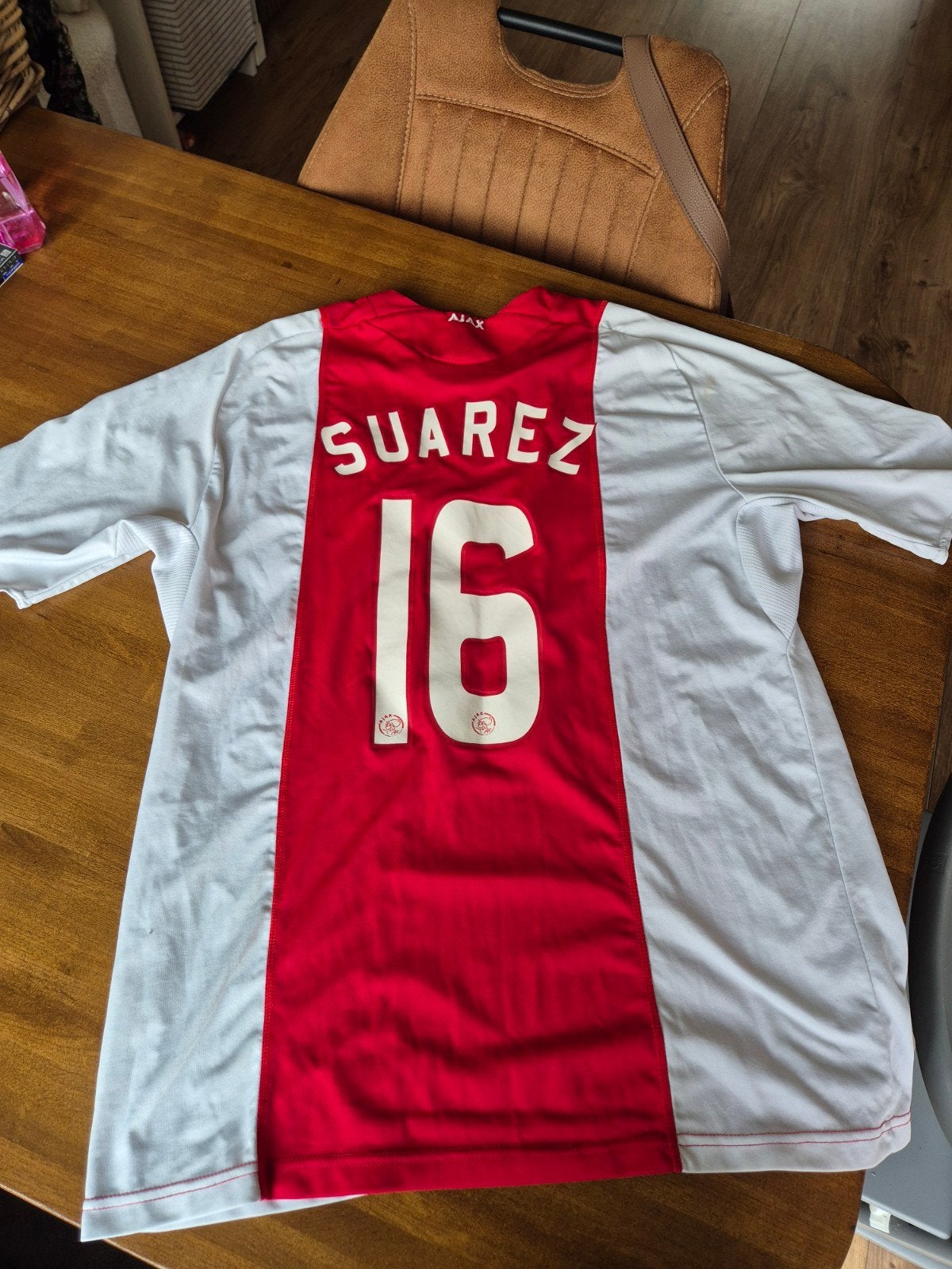Ajax Suarez 16 Thuisshirt XL, Maat 56/58 (XL), Ophalen of Verzenden, Adidas, Voetbal