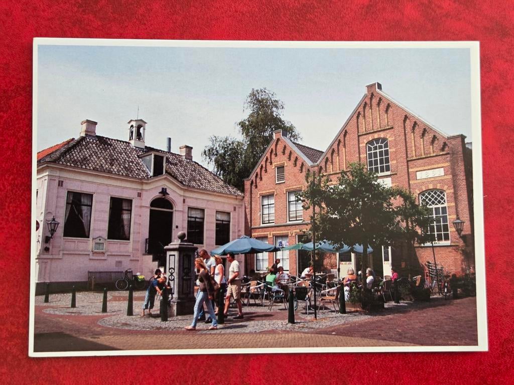 Warmond bij Oegstgeest Sassenheim kunstcafe aan pleintje, Ophalen of Verzenden, Zuid-Holland