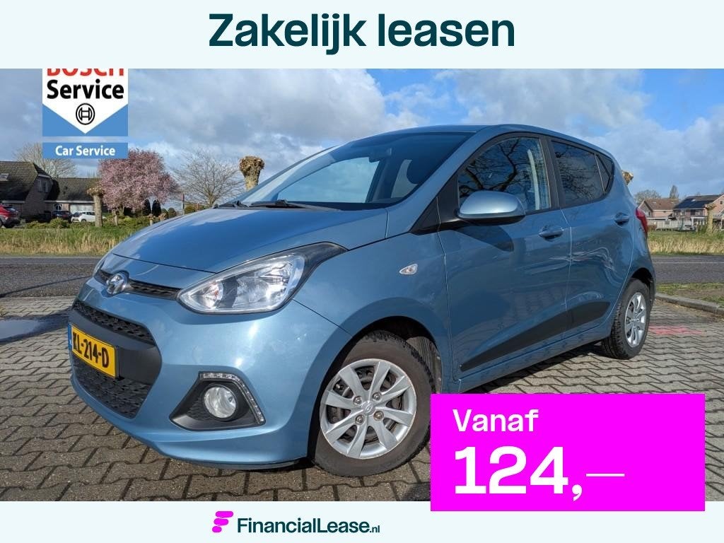 Hyundai i10 1.0I I-M. GO! I BTW verrekenbaar I Cruise I Navi, Voorwielaandrijving, 12 maanden, Gebruikt, 31 €/maand