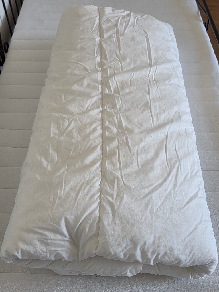 IKEA Mysa Strå 4-seizoenen dekbed (1-persoons, 140x200 cm), Ophalen, Gebruikt, Jongetje of Meisje, Wit