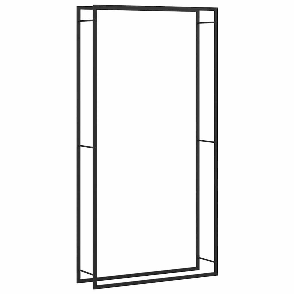 Haardhoutrek 110x28x214 cm staal matzwart-nieuw in doos-, Minder dan 3 m³, Ophalen of Verzenden